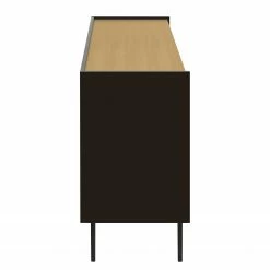 Temahome Sideboard Radio - Echtholzfurnier - Schwarz / Eiche -Möbel Verkäufe 2024 1000366695 220906 050 DETAILS P000000001000366695