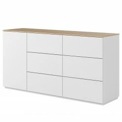Temahome Sideboard Join V - Weiß / Eiche