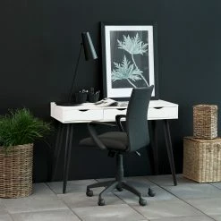 Mørteens Schreibtisch Dingus - Weiß / Schwarz 7 Mørteens Schreibtisch Dingus - Weiß / Schwarz -Möbel Verkäufe 2024 actona 02 11 2017 buero 5006744