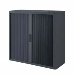 EasyOffice by Paperflow Aktenschrank easyOffice - Anthrazit / Schwarz - Höhe: 104 cm