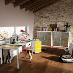 EasyOffice by Paperflow Aktenschrank easyOffice Matieres - Grau / Braun -Möbel Verkäufe 2024 aktenschrank easyoffice matieres grau braun 3229573