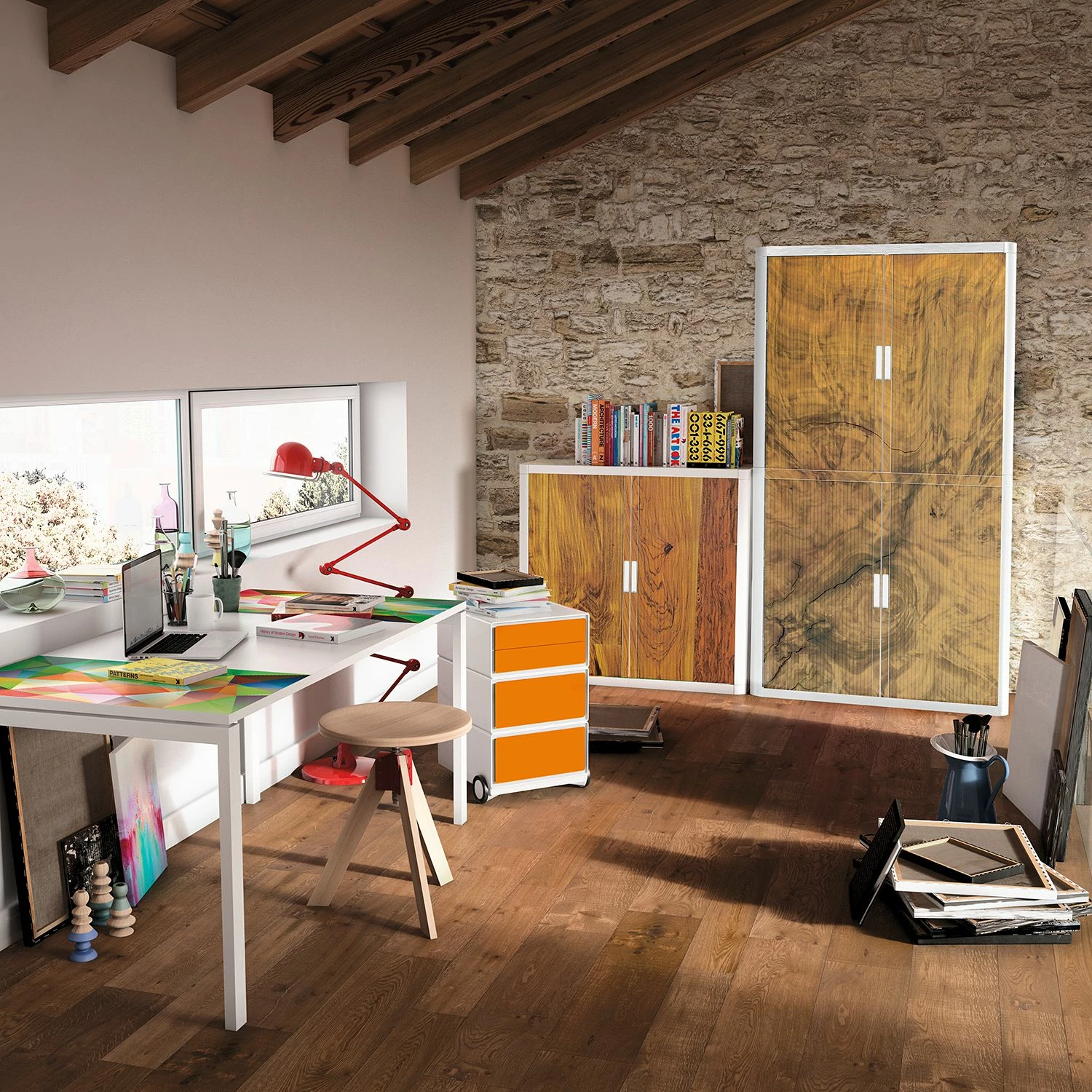 EasyOffice by Paperflow Aktenschrank easyOffice Matieres III - Braun 4 EasyOffice by Paperflow Aktenschrank easyOffice Matieres III - Braun – Bild 2