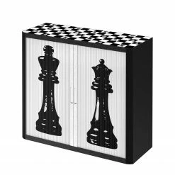 EasyOffice by Paperflow Aktenschrank easyOffice - Noire et Blanc IV - Schwarz / Weiß