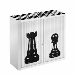 EasyOffice by Paperflow Aktenschrank easyOffice Noire et Blanc V - Schwarz / Weiß -Möbel Verkäufe 2024 aktenschrank easyoffice noire et blanc v 1889686