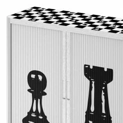 EasyOffice by Paperflow Aktenschrank easyOffice Noire et Blanc X - Schwarz / Weiß -Möbel Verkäufe 2024 aktenschrank easyoffice noire et blanc x 1889554