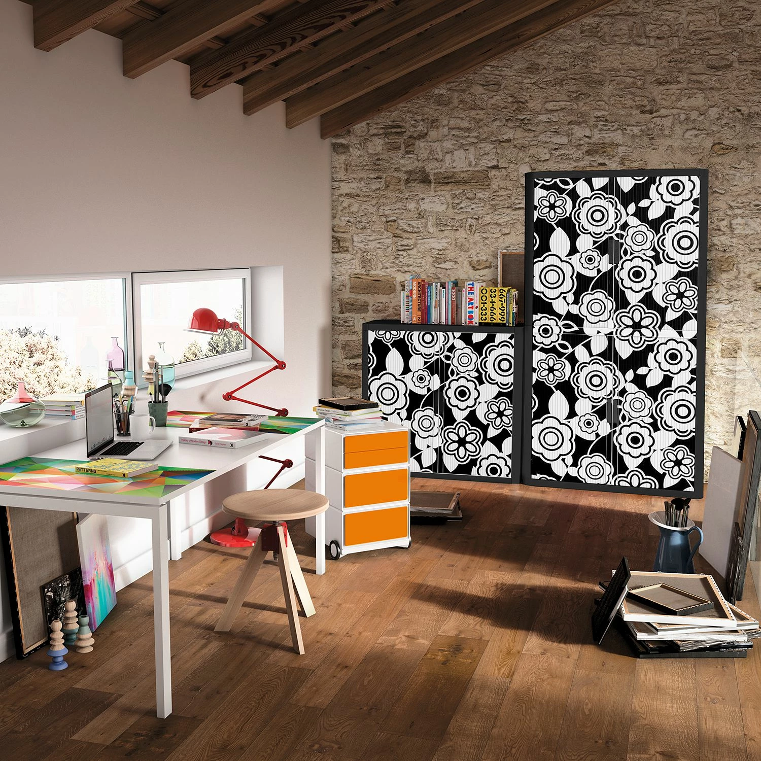 EasyOffice by Paperflow Aktenschrank easyOffice - Noire et Blanc XIII - Höhe: 204 cm 4 EasyOffice by Paperflow Aktenschrank easyOffice - Noire et Blanc XIII - Höhe: 204 cm – Bild 2