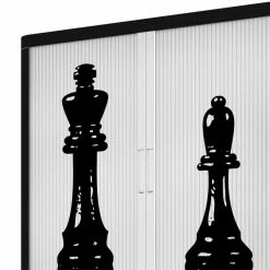 EasyOffice by Paperflow Aktenschrank easyOffice - Noire et Blanc XIV - Schwarz / Weiß - Höhe: 204 cm -Möbel Verkäufe 2024 aktenschrank easyoffice nore et blanc iii 204 cm 1850578