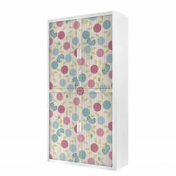 EasyOffice by Paperflow Rollladenschrank easyOffice - Papier Peints IV - Mehrfarbig - Höhe: 204 cm