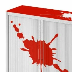 EasyOffice by Paperflow Aktenschrank easyOffice Stickers II - Rot - Höhe: 104 cm -Möbel Verkäufe 2024 aktenschrank easyoffice stickers ii rot 104 cm 1933330