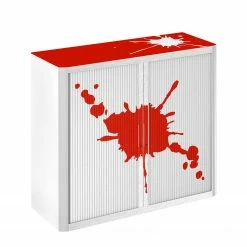 EasyOffice by Paperflow Aktenschrank easyOffice Stickers II - Rot - Höhe: 104 cm -Möbel Verkäufe 2024 aktenschrank easyoffice stickers ii rot 104 cm 1933338