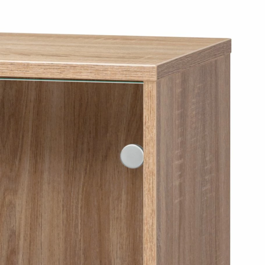 Aktenschrank Merit II - Eiche Sonoma Dekor / Klarglas 7 Aktenschrank Merit II - Eiche Sonoma Dekor / Klarglas – Bild 5