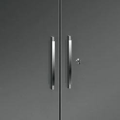 Aktenschrank Merit III - Eiche Sonoma Dekor / Hochglanz Anthrazit -Möbel Verkäufe 2024 aktenschrank merit iii hochglanz grau eiche sonoma dekor 347718