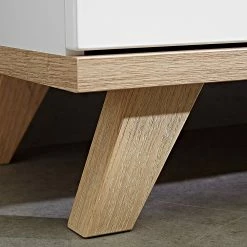 Germania Aktenschrank Neston II - Matt Weiß / Eiche Sanremo Dekor -Möbel Verkäufe 2024 aktenschrank neston ii eiche sanremo dekor weiss 1080210