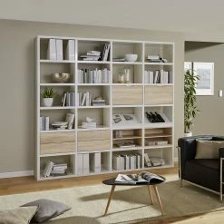 Fredriks Anbauregal Concept I - Hochglanz Weiß -Möbel Verkäufe 2024 anbauregal rodos i hochglanz weiss 1890562