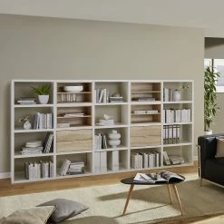 Fredriks Anbauregal Concept II - Hochglanz Weiß -Möbel Verkäufe 2024 anbauregal rodos ii hochglanz weiss 1890654