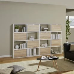 Fredriks Anbauregal Concept II - Hochglanz Weiß -Möbel Verkäufe 2024 anbauregal rodos ii hochglanz weiss 1890658