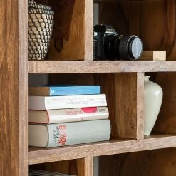 Ars Natura Bücherregal Trangle - Sheesham Massiv -Möbel Verkäufe 2024 buecherregal trangle sheesham massiv 723986