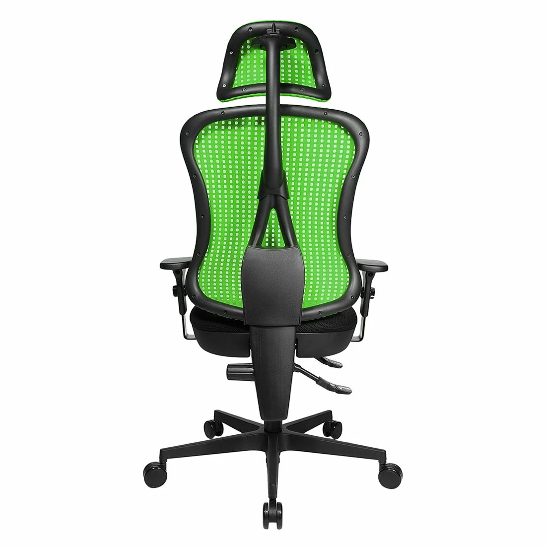 Topstar Bürodrehstuhl Head Point - Grün / Schwarz - Mit Kopfstütze - Höhenverstellbare Armlehnen 7 Topstar Bürodrehstuhl Head Point - Grün / Schwarz - Mit Kopfstütze - Höhenverstellbare Armlehnen – Bild 5