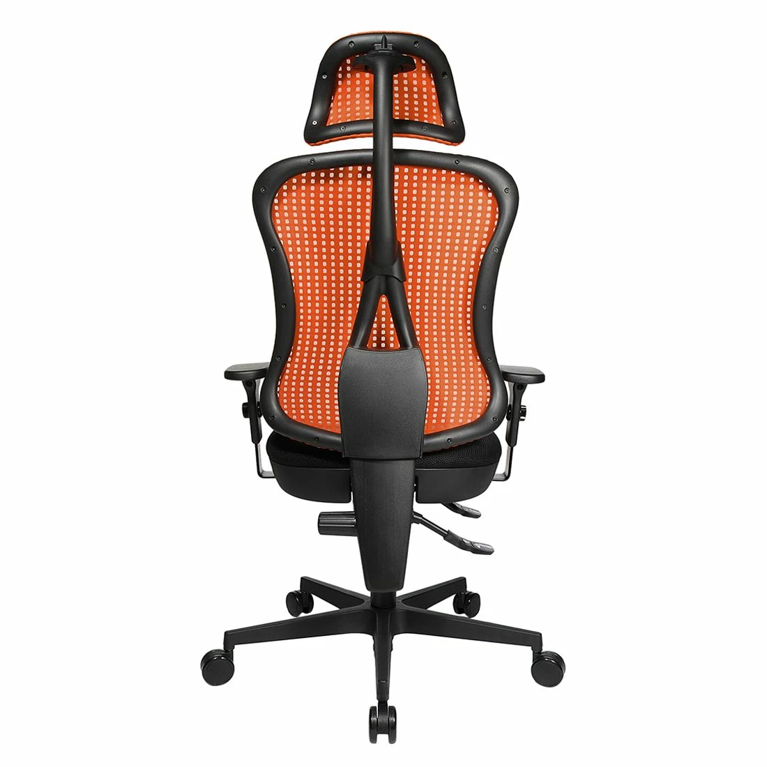 Topstar Bürodrehstuhl Head Point - Rot / Schwarz - Mit Kopfstütze - Höhenverstellbare Armlehnen 7 Topstar Bürodrehstuhl Head Point - Rot / Schwarz - Mit Kopfstütze - Höhenverstellbare Armlehnen – Bild 5