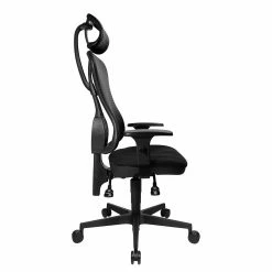 Topstar Bürodrehstuhl Head Point - Schwarz - Mit Kopfstütze - Höhenverstellbare Armlehnen -Möbel Verkäufe 2024 buerodrehstuhl head point hoehenverstellbare armlehnen schwarz 1140226