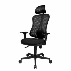 Topstar Bürodrehstuhl Head Point - Schwarz - Mit Kopfstütze - Höhenverstellbare Armlehnen -Möbel Verkäufe 2024 buerodrehstuhl head point hoehenverstellbare armlehnen schwarz 1140238