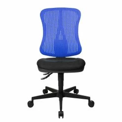 Topstar Bürodrehstuhl Head Point - Blau / Schwarz - Ohne Kopfstütze - Ohne Armlehnen -Möbel Verkäufe 2024 buerodrehstuhl head point ohne armlehnen blau schwarz 1139834