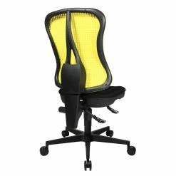 Topstar Bürodrehstuhl Head Point - Gelb / Schwarz - Ohne Kopfstütze - Ohne Armlehnen -Möbel Verkäufe 2024 buerodrehstuhl head point ohne armlehnen gelb schwarz 1139870