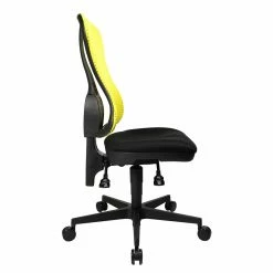 Topstar Bürodrehstuhl Head Point - Gelb / Schwarz - Ohne Kopfstütze - Ohne Armlehnen -Möbel Verkäufe 2024 buerodrehstuhl head point ohne armlehnen gelb schwarz 1139878