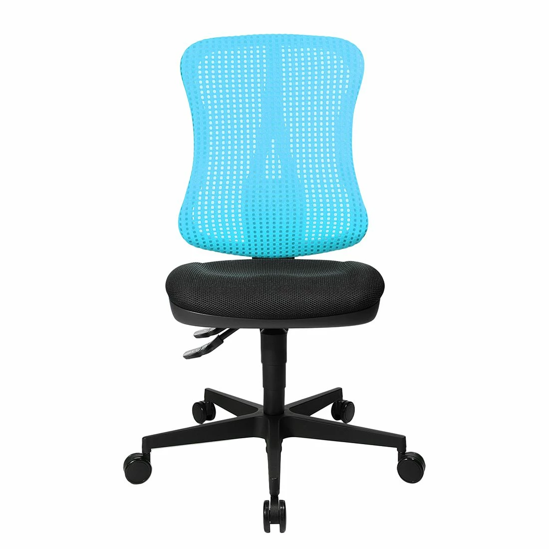 Topstar Bürodrehstuhl Head Point - Hellblau / Schwarz - Ohne Kopfstütze - Ohne Armlehnen 5 Topstar Bürodrehstuhl Head Point - Hellblau / Schwarz - Ohne Kopfstütze - Ohne Armlehnen – Bild 3