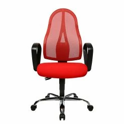 Topstar Bürodrehstuhl Open Point P Somo - Rot / Schwarz -Möbel Verkäufe 2024 buerodrehstuhl open point p somo textilbezug rot 248320