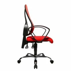 Topstar Bürodrehstuhl Open Point P Somo - Rot / Schwarz -Möbel Verkäufe 2024 buerodrehstuhl open point p somo textilbezug rot 248321
