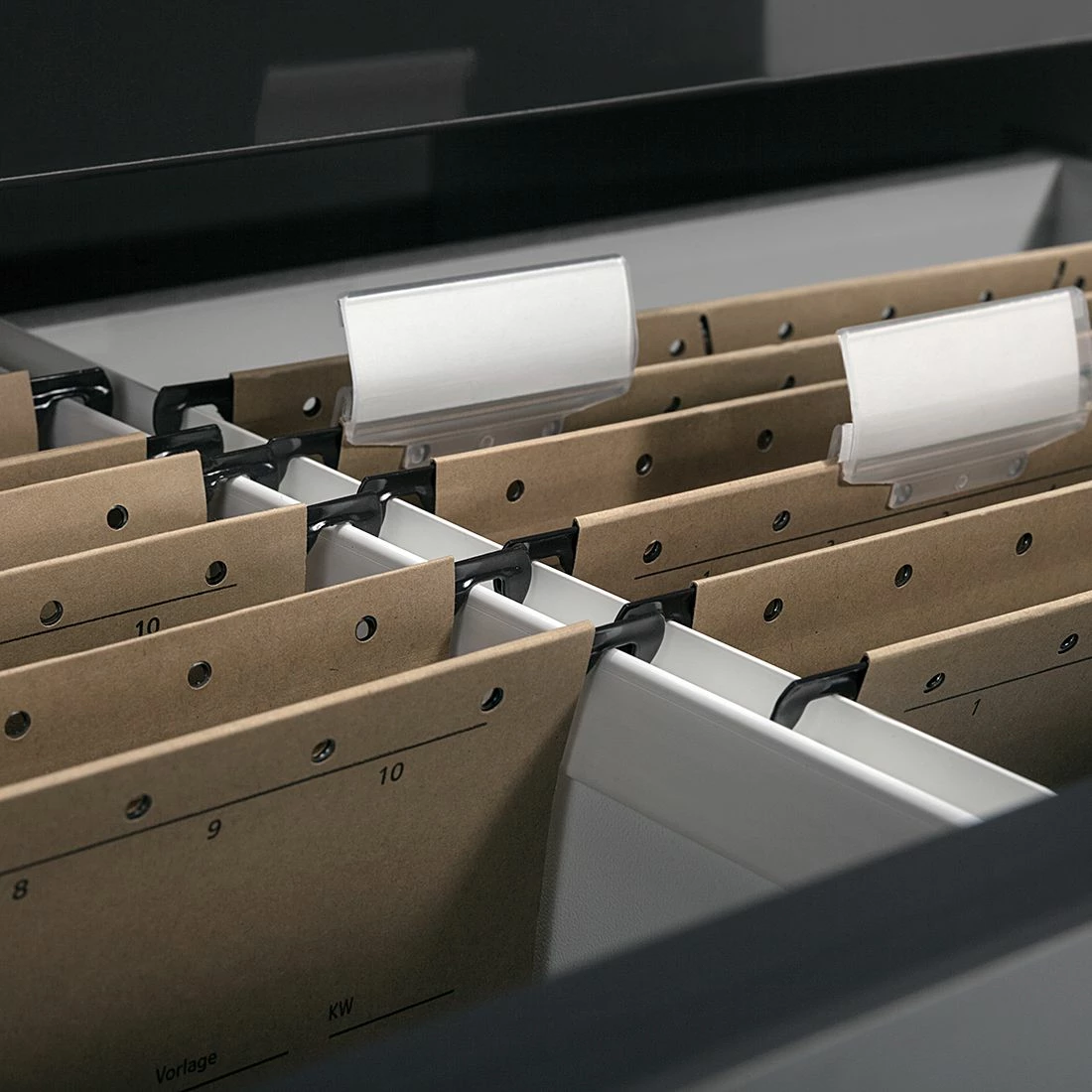 Maja Möbel Bürosparset Merit V (10-teilig) - Eiche Sonoma Dekor / Hochglanz Grau 7 Maja Möbel Bürosparset Merit V (10-teilig) - Eiche Sonoma Dekor / Hochglanz Grau – Bild 5