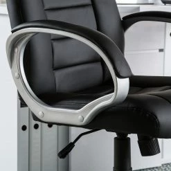 Fredriks Chefsessel Steve II - Kunstleder - Schwarz / Silbergrau -Möbel Verkäufe 2024 chefsessel steve ii kunstleder schwarz 3374905