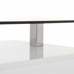 Maja Möbel Computertisch Sima - Hochglanz Weiß / Chrom -Möbel Verkäufe 2024 computertisch sima hochglanz weiss chrom 3375737