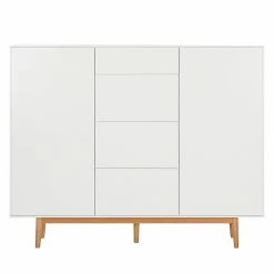 Mørteens Sideboard Lindholm IV - Weiß - Höhe: 128 cm 16 Mørteens Sideboard Lindholm IV - Weiß - Höhe: 128 cm -Möbel Verkäufe 2024 highboard lindholm i weiss matt eiche massiv 333073