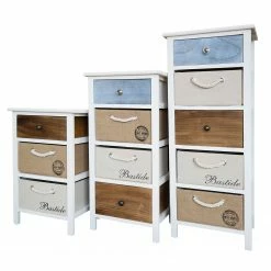 Maison Belfort Regal Gilberton - Höhe: 91 cm -Möbel Verkäufe 2024 kommode gilberton paulownia massiv weiss braun 4345240