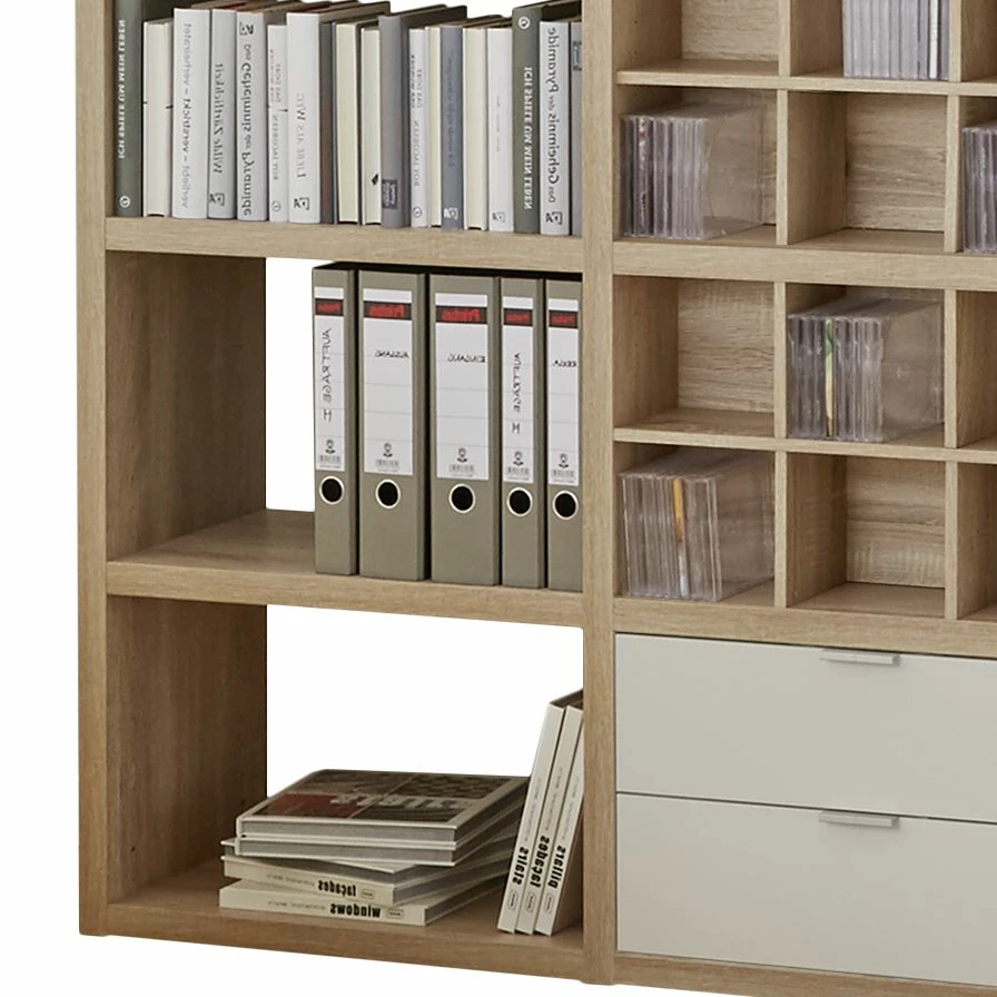 Fredriks Regal Concept V - Eiche Dekor / Weiß 5 Fredriks Regal Concept V - Eiche Dekor / Weiß – Bild 3