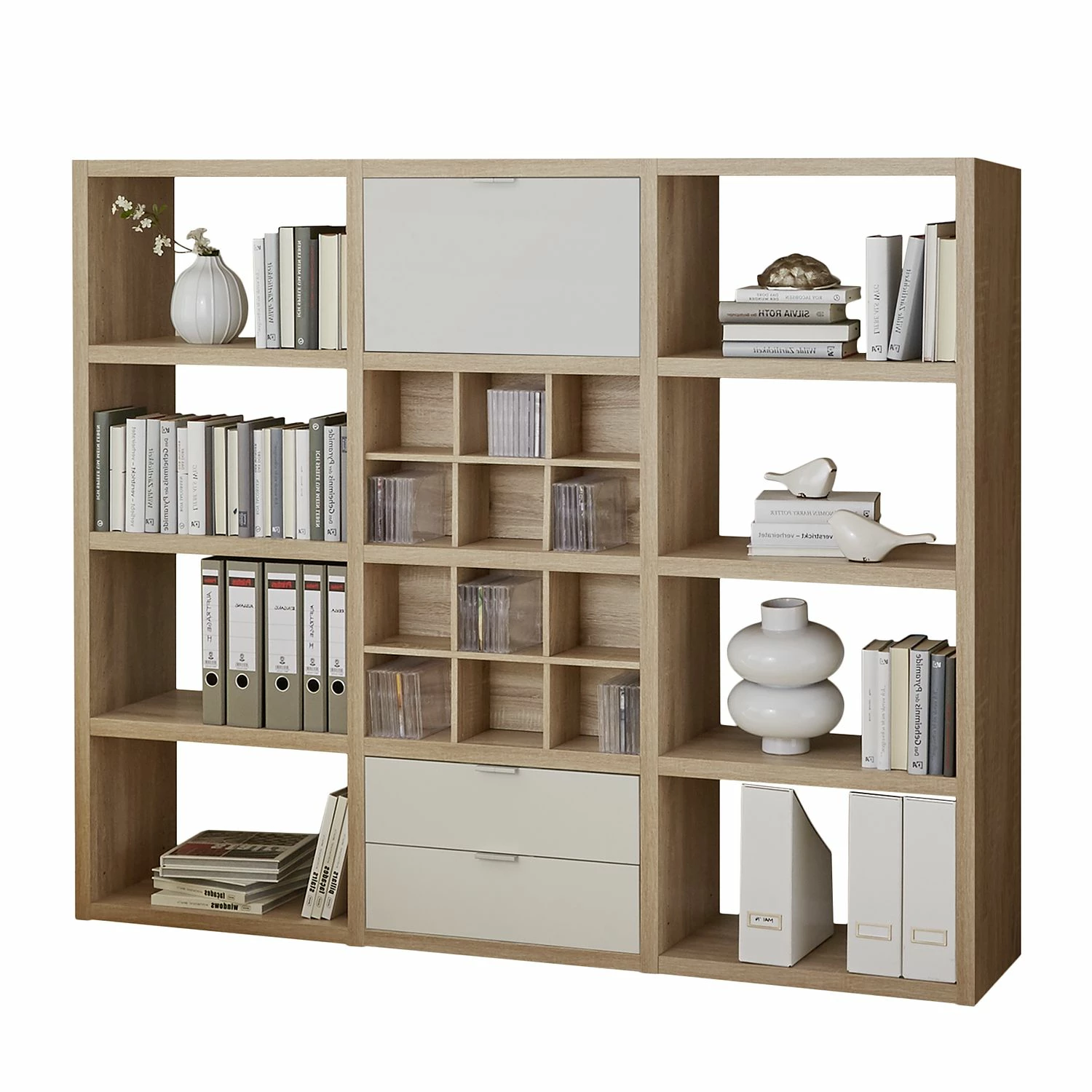 Fredriks Regal Concept V - Eiche Dekor / Weiß 3 Fredriks Regal Concept V - Eiche Dekor / Weiß