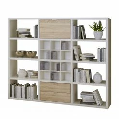 Fredriks Regal Concept V - Cremeweiß / Eiche Natur