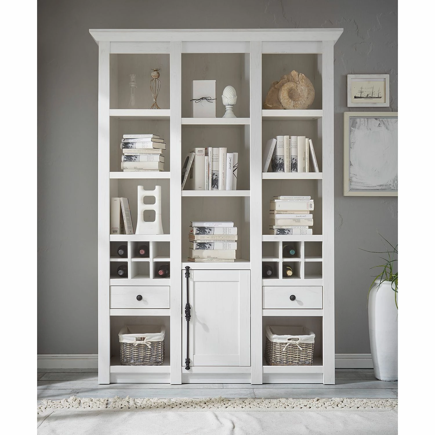 Maison Belfort Regal Geestland II - Pinie Weiß Dekor 4 Maison Belfort Regal Geestland II - Pinie Weiß Dekor – Bild 2