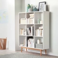 Mørteens Regal Lindholm III - Weiß/Eiche massiv -Möbel Verkäufe 2024 regal lindholm iii weiss eiche massiv 3192357