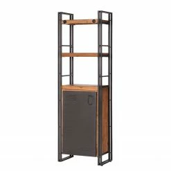 Ars manufacti Regal Manchester V - Akazie teilmassiv / Metall - Akazie / Anthrazit