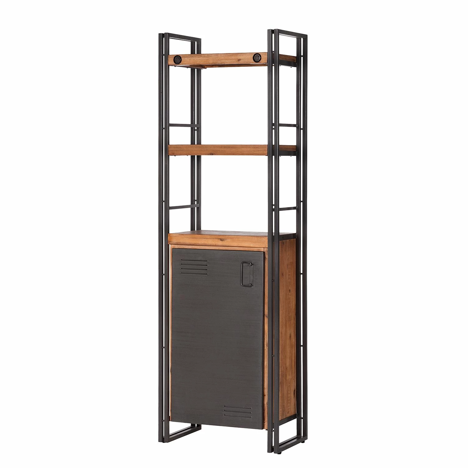 Ars manufacti Regal Manchester V - Akazie teilmassiv / Metall - Akazie / Anthrazit 3 Ars manufacti Regal Manchester V - Akazie teilmassiv / Metall - Akazie / Anthrazit