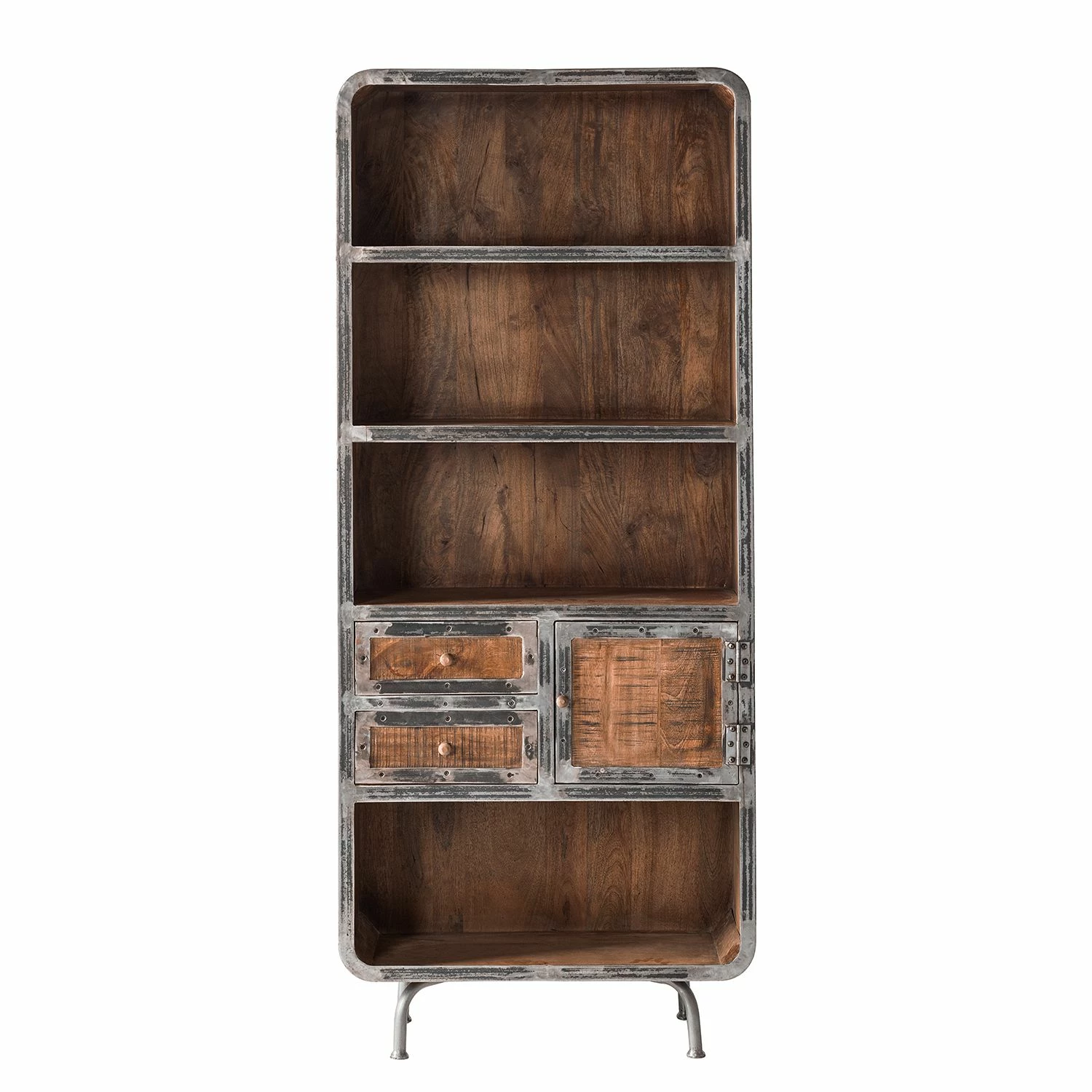 Ars manufacti Regal Wharton II - Akazie teilmassiv / Stahl 3 Ars manufacti Regal Wharton II - Akazie teilmassiv / Stahl