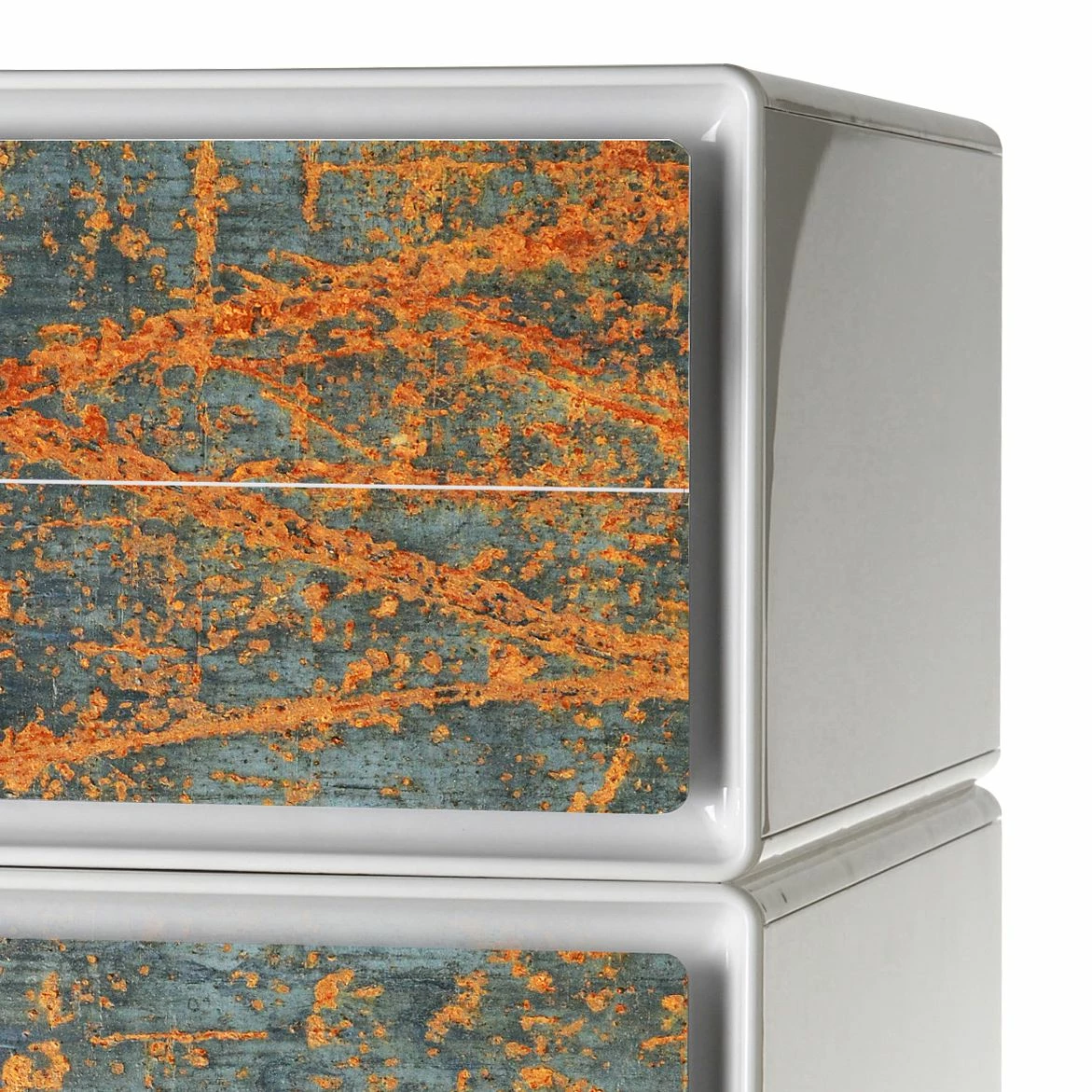 EasyOffice by Paperflow Rollcontainer easyBox Matieres - Grau/Braun 4 EasyOffice by Paperflow Rollcontainer easyBox Matieres - Grau/Braun – Bild 2