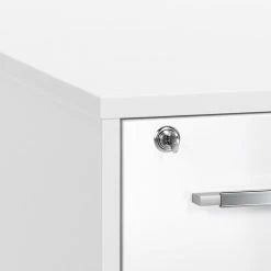 Rollcontainer Merit II - Alpinweiß / Hochglanz Weiß -Möbel Verkäufe 2024 rollcontainer merit ii alpinweiss hochglanz weiss 372270