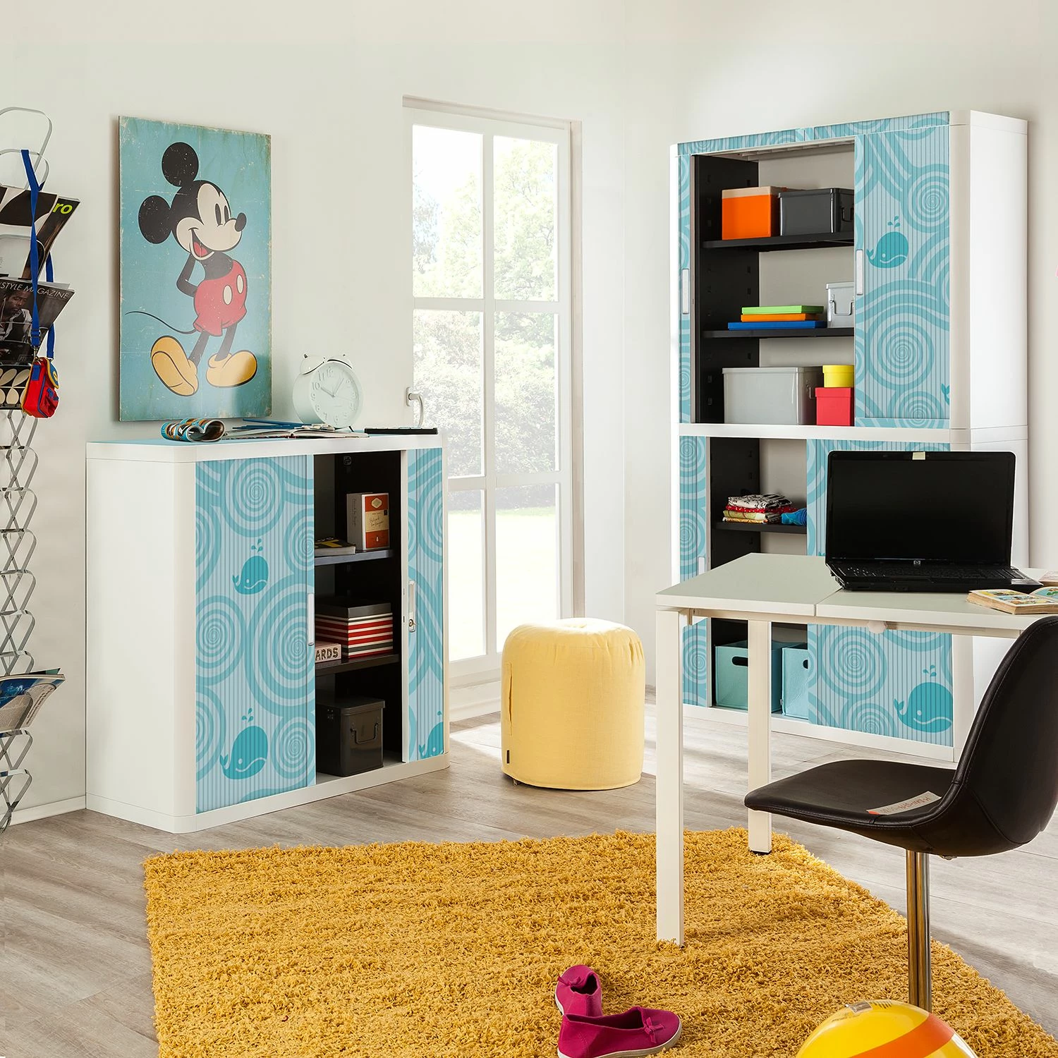 EasyOffice by Paperflow Rollladenschrank easyOffice Enfants VIII - Mehrfarbig - Höhe: 204 cm 9 EasyOffice by Paperflow Rollladenschrank easyOffice Enfants VIII - Mehrfarbig - Höhe: 204 cm – Bild 7