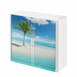 EasyOffice by Paperflow Rollladenschrank easyOffice Holiday I - Blau