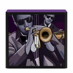 EasyOffice by Paperflow Rollladenschrank easyOffice Musique - Aubergine / Schwarz -Möbel Verkäufe 2024 rollladenschrank easyoffice musique 104 cm 2222946