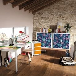 EasyOffice by Paperflow Rollladenschrank easyOffice - Papier Peints X - Dunkelblau -Möbel Verkäufe 2024 rollladenschrank easyoffice papier peints x dunkelblau 3512421